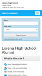 Mobile Screenshot of lorenahighschool.com